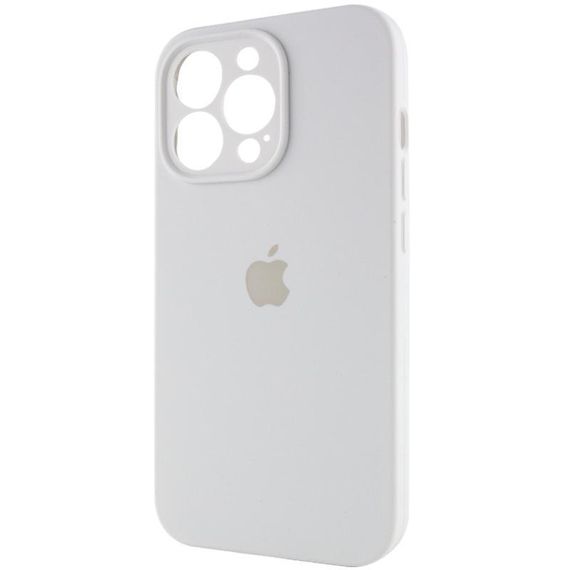 Чехол Silicone Case Full Camera Protective (AA) для Apple iPhone 14 Pro (6.1") Белый / White | Зображення 2