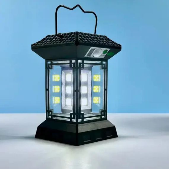 Ліхтар кемпінговий MHZ CL-T60 із сонячною батареєю та датчиком руху 8837 | Зображення 1