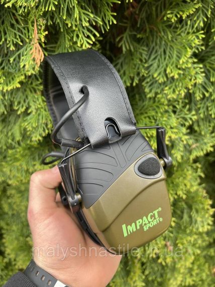 Навушники активні Impact Sport Olive | Зображення 3