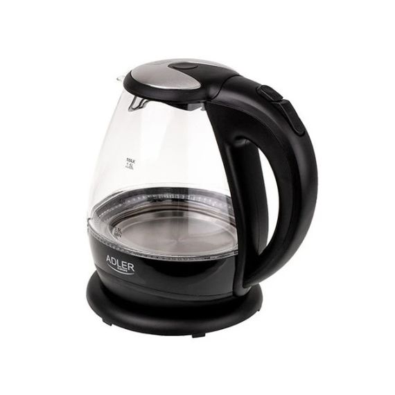 Чайник скляний Adler AD 1224 1.5 л Black | Зображення 3