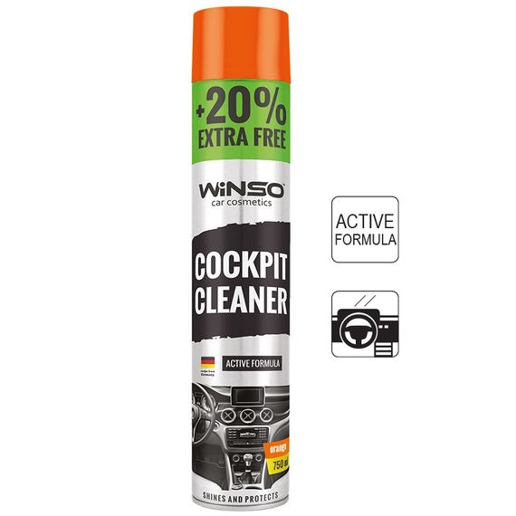 Поліроль для панелі приладів Winso Cockpit Cleaner Orange 750 мл (870550)
