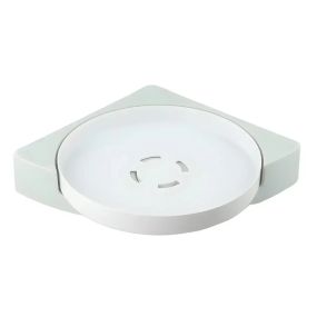 Кутова обертова полиця  для ванної кімнати Multi Functional Rotational Tray