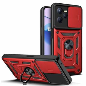 Чохол Defender з захистом камери для Narzo 50A Prime / Realme C35 колір Червоний