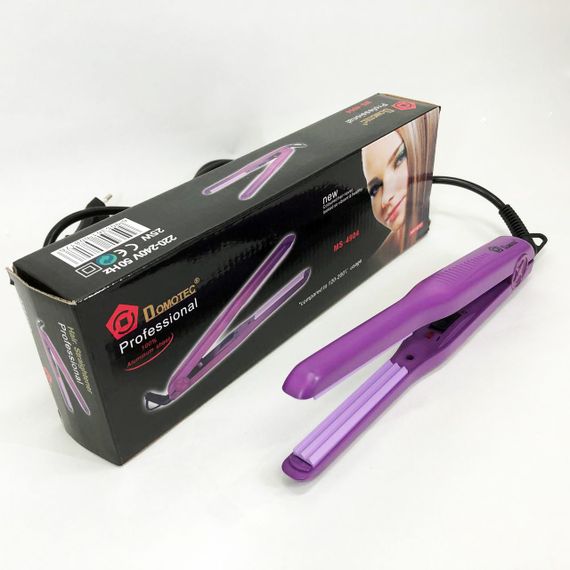 Щипцы для вьющихся волос Domotec MS-4904 30 W, Эргономичный утюжок выпрямитель, Профессиональный утюжок XW-87 | Зображення 9