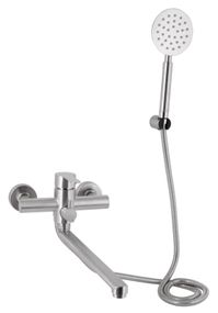 Змішувач для ванни Brinex Pure 005 Nickel BRIPUR005NKL