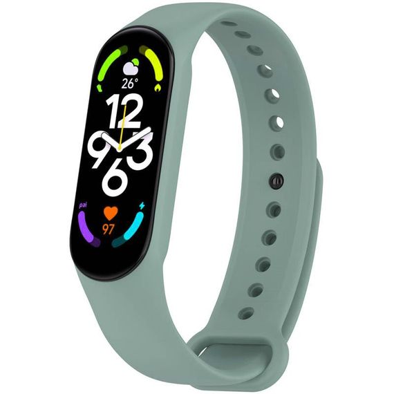 Силиконовый ремешок для Xiaomi Mi Band 7/6/5 Бирюзовый / Mint