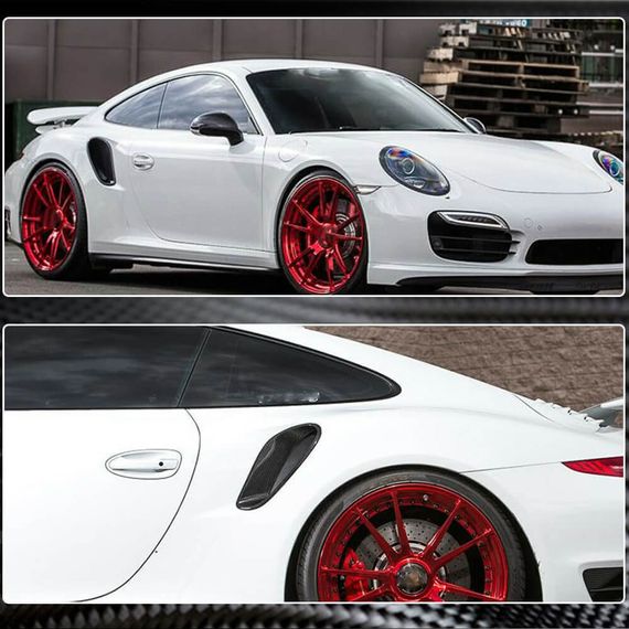 Карбоновые накладки на задние крылья (для Turbo S 2014-2016) для Porsche 911 | Зображення 3