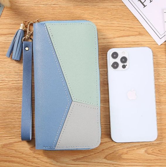 Женский клатч кошелек Primolux Lady Wallet портмоне - Sky Blue | Зображення 5