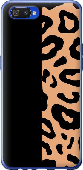 Чехол на Realme C2 Пятна леопарда "4269u-1852-17620"
