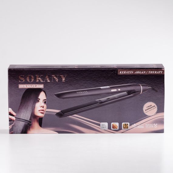Випрямляч для волосся Sokany CL8288B з дисплеєм Чорний | Зображення 5