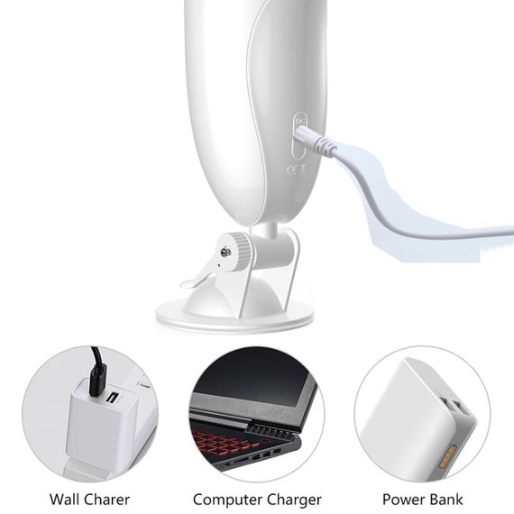 Мастурбатор з вібростимуляцією Boss Series - Vibrating Masturbation Cup USB 7 + Interactive Function, BS6300017 Sex Aura | Зображення 3