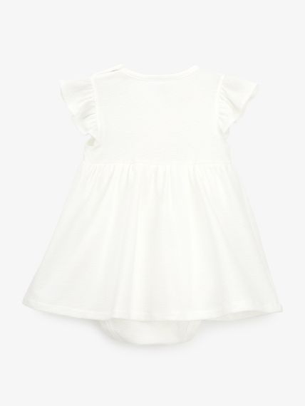 Боді-сукня+повязка для дівчинки Dexters 133011 80 см Молочний shop (4821106761062) | Зображення 4