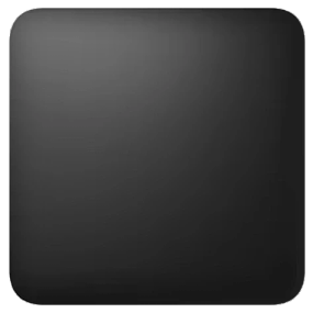 Ajax SoloButton (1-gang/2-way) [55] black для одноклавішного чи прохідного вимикача Кнопка