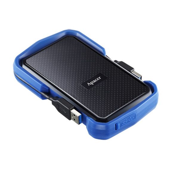 Жесткий диск Apacer 2.5&quot; USB 3.1 1TB AC631 защита IP55 Black/Blue (AP1TBAC631U-1) | Зображення 1