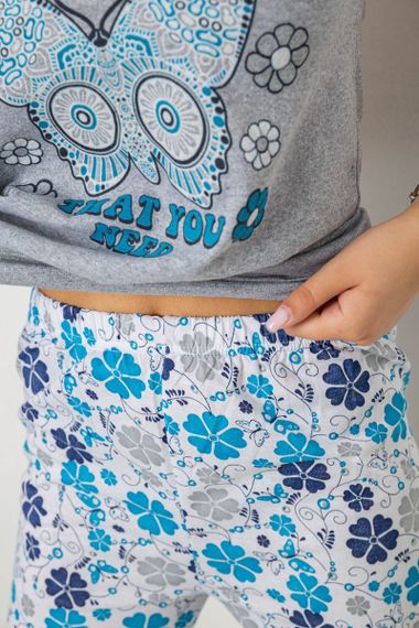 Пижама женская, цвет серый, 243R2528 | Зображення 4