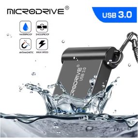 USB флешнакопичувач флешка MicroDrive брелок компактна метал 16Gb