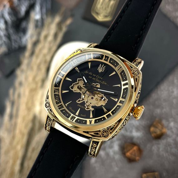 Жіночий годинник Awarder 021 Де би не була Gold-Black-Black | Зображення 2