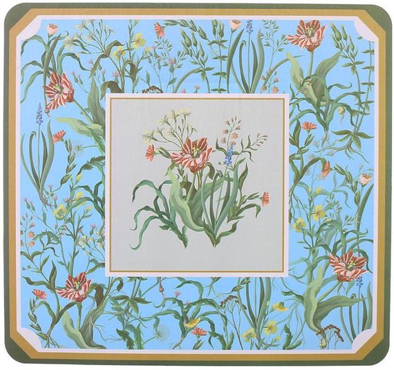 Набір 12 сервірувальних серветок 28x30см підтарільники Floral-115, поліпропілен