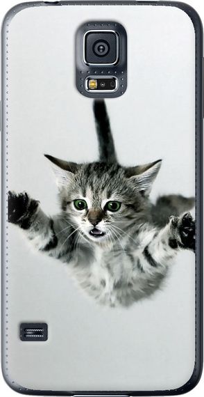 Чехол на Samsung Galaxy S5 g900h Летящий котёнок "2322u-24-17620"