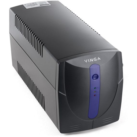 Пристрій безперебійного живлення Vinga LED 600VA plastic case with USB (VPE-600PU) | Зображення 8