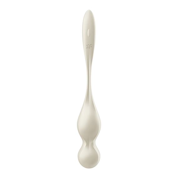 Вагінальні смарт-кульки з вібрацією Satisfyer Love Birds 1 Connect App White, 78 г | Зображення 4