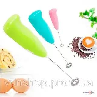 Ручний портативний міні-міксер спінювач для вершків та молока капучинатор | Зображення 3