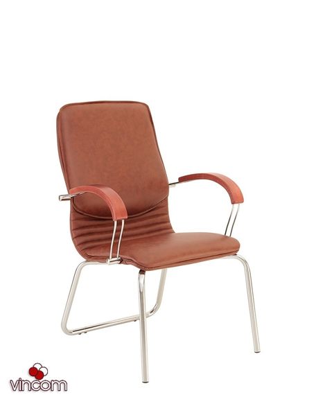 Кресло Новый Стиль NOVA wood CFA LB chrome (Экокожа) | Зображення 2