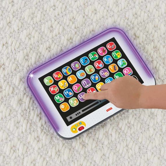 Інтерактивна іграшка FBR86 Fisher-Price Smart stages "Розумний планшет" на укр. мові, в коробці | Зображення 2