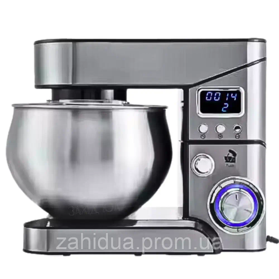 Миксер планетарный с чашей 6л, 4000Вт, Top Kitchen TК00224 / Кухонный тестомес для дома / Кухонная машина | Зображення 1