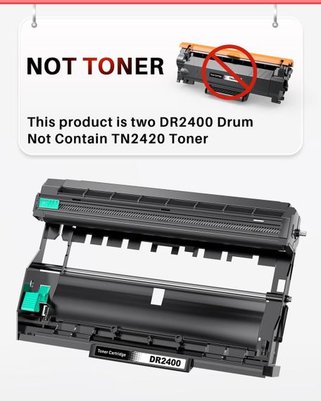 Барабан DR2400 для Brother DR-2400 DCP-L2530DW L2510D L2537DN L2550DN HL-L2350DW L2310D L2357DW L2370 фотобарабан драм-кардтидж | Зображення 7