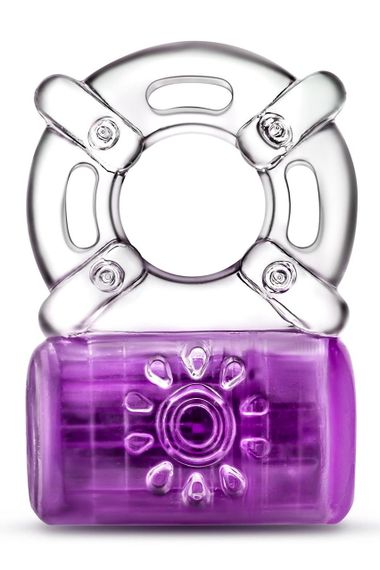 Ерекційне віброкільце PLAY WITH ME ONE NIGHT STAND VIBRATING C-RING PURPLE | Зображення 2
