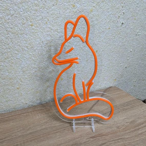 Неоновий світильник Лис 190х320мм acr-n000118 | Зображення 2