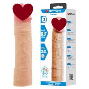 Насадка-удлинитель на член PRETTY LOVE CHELSEA телесная sexstyle