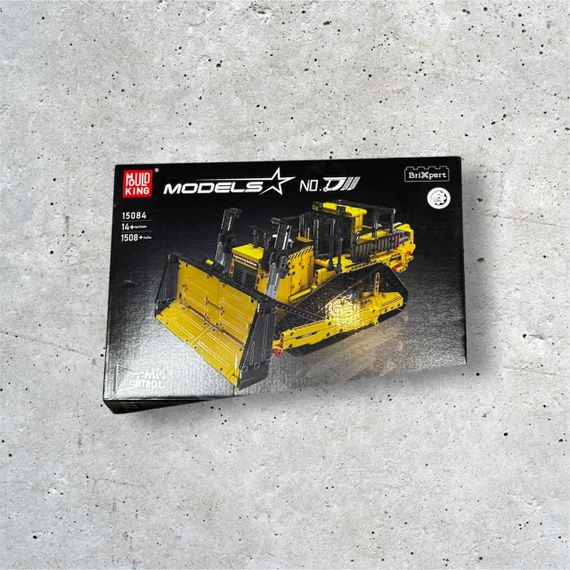 Конструктор для мальчика Бульдозер с дистанционным управлением