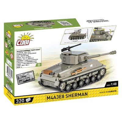 Конструктор Cobi Вторая Мировая Война Танк M4 Шерман, 320 деталей (COBI-2711) | Зображення 1