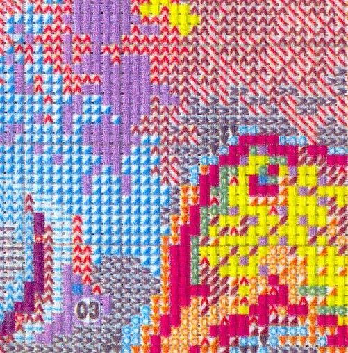 Набір для вишивання за нанесеною на канву схемою "Tropical fish  6". AIDA 14CT printed, 36*44 см | Зображення 7