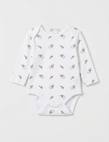 Дитяче боді для новонародженої дівчинки Zara 68 см Білий (25120909B4)