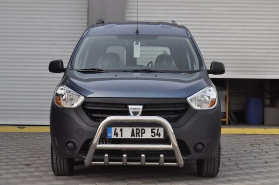 Кенгурятник WT003 (нерж.) для Dacia Dokker 2013-2024 гг | Зображення 1