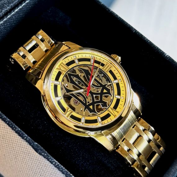 Класичний чоловічий годинник Awarder 025 Sharp Gold-Gold | Зображення 3