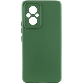 Чехол Silicone Cover Ummi Lakshmi Full Camera (AA) для Xiaomi Poco M5 Зеленый / Dark green