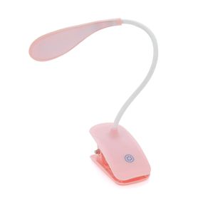 Гибкая настольная лампа-прищепка SW-D812.3 режима, 4.2V 300mAh. microU арт.29332