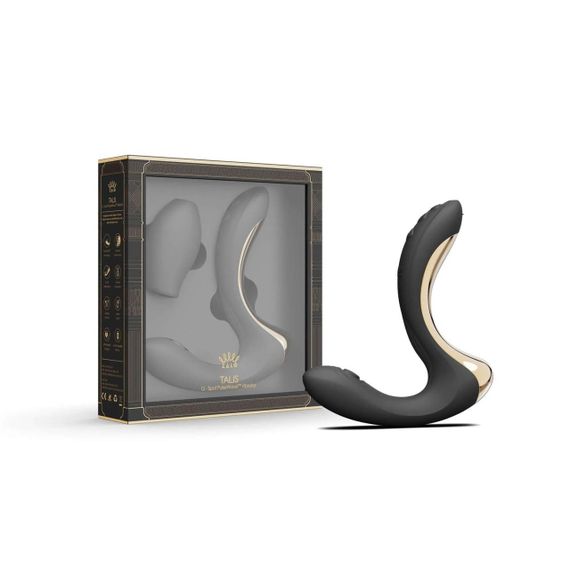 Вібратор-пульсатор з вакуумною насадкою Zalo – Talis G-Spot PulseWave Vibrator Obsidian Black Sex Aura | Зображення 4