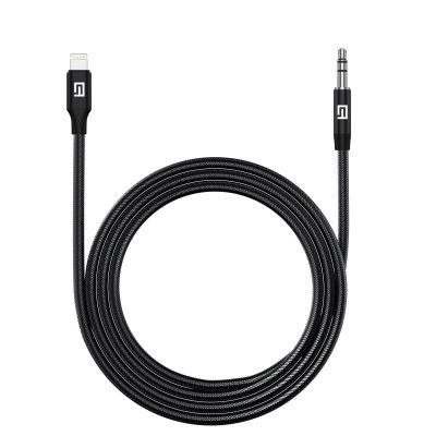 Кабель мультимедийный Lightning to 3.5mm M 1.0m black Armorstandart (ARM76889)