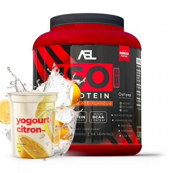 Протеїн AllSports Labs Iso Zero Protein 2 kg (Lemon-Yogurt) (90 % isolate, zero lactose, zero sugars, aspartame free)