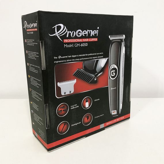 Підстригальна машинка GEMEI GM-6050 / Бритва тример для бороди / Машинка для IU-137 стрижки чоловіча | Зображення 7