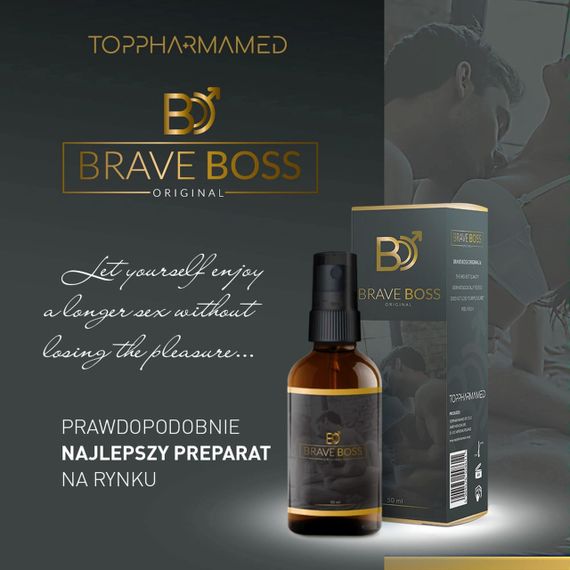 Спрей пролонгуючий для чоловіків BRAVE BOSS Original spray, 50 ml Sex Aura | Зображення 5