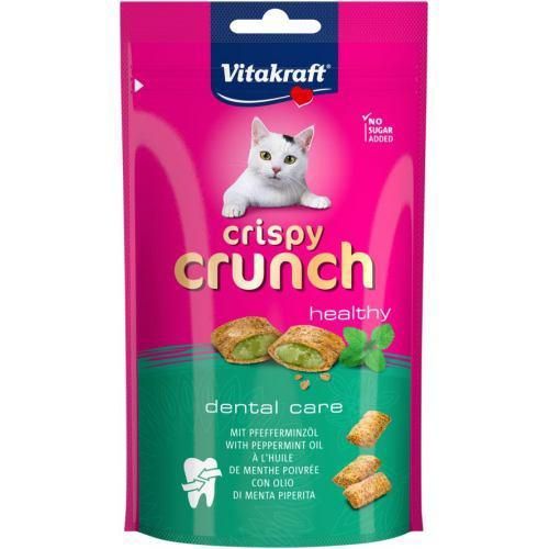 Хрусткі подушечки Vitakraft Crispy Crunch для котів, м'ята, 60 г