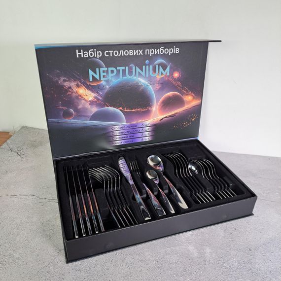 Набор столовых приборов Neptunium 24шт. GT-SFKS01-24 GUSTO | Зображення 6