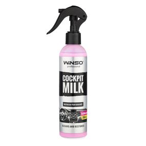 Полироль-молочко для приборной панели Winso Cockpit Milk Bubble Gum, 250мл (825011)