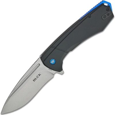 Нож Buck Ruckus чорно-синій (713BLS)